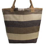 Beach Bag - Tan Stripe