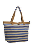 Schooly Shopper Bag Blue Stripe