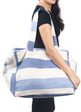Muskoka - Blue Stripe Duffle