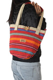 Idra Hand Bag - Red Funky Fabric