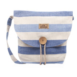 Tallulah Crossbody Bag - Blue Stripe