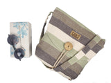 Tallulah Crossbody Bag - Green Earth Stripe