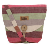 Tallulah Crossbody Bag - Multi Color Stripe