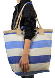 Beach Bag - Blue Stripe