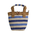 Pixie Hand Bag - Blue Stripe